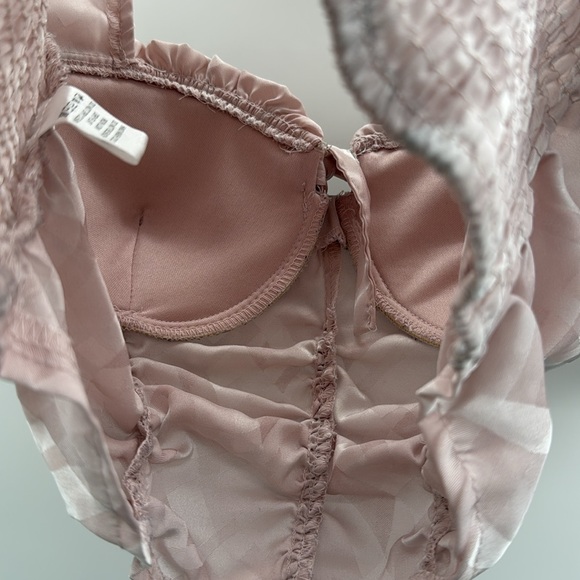 Haute Monde Pink and Green Textured Tops - Picture 7 of 9